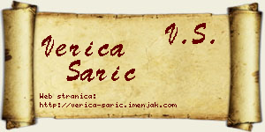 Verica Sarić vizit kartica